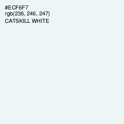 #ECF6F7 - Catskill White Color Image